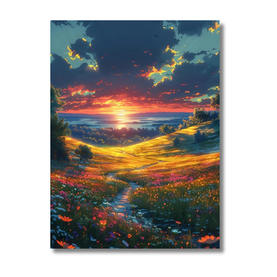 Tranquil Sunset Path