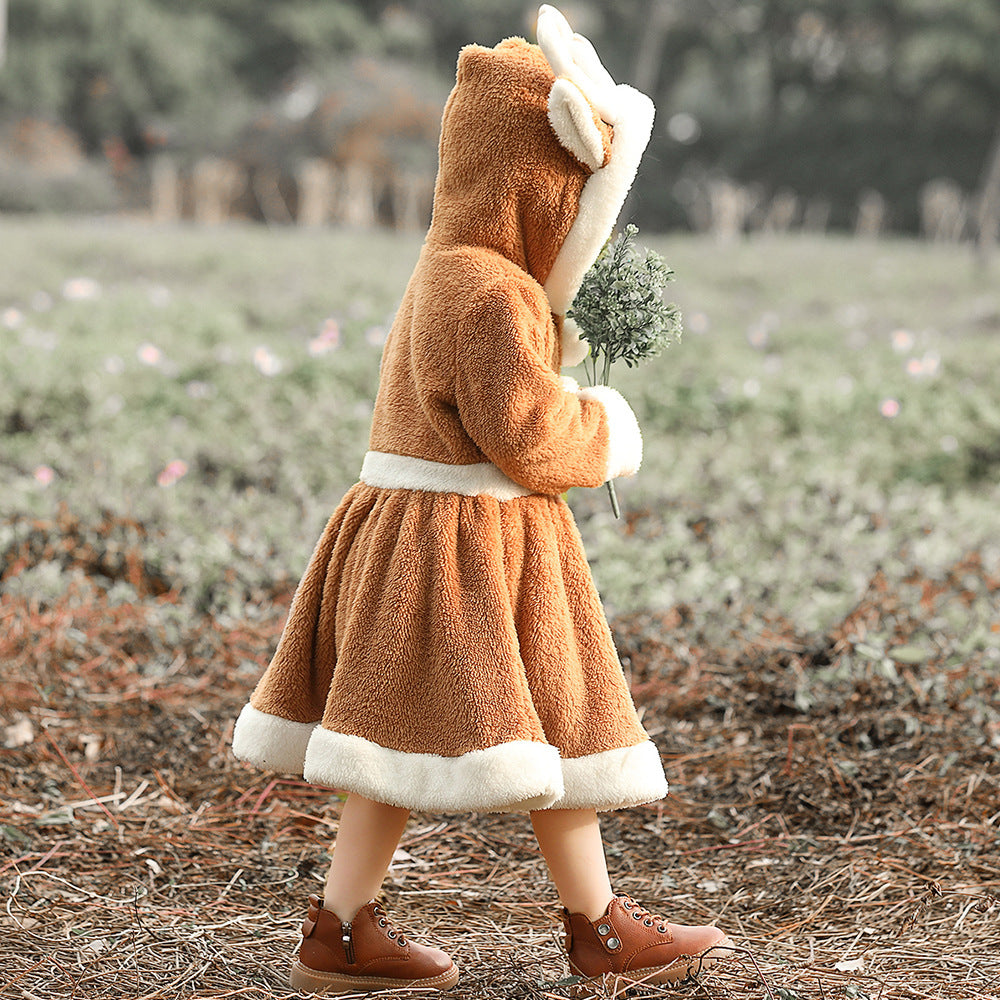 Animal costume Christmas elk skirt play