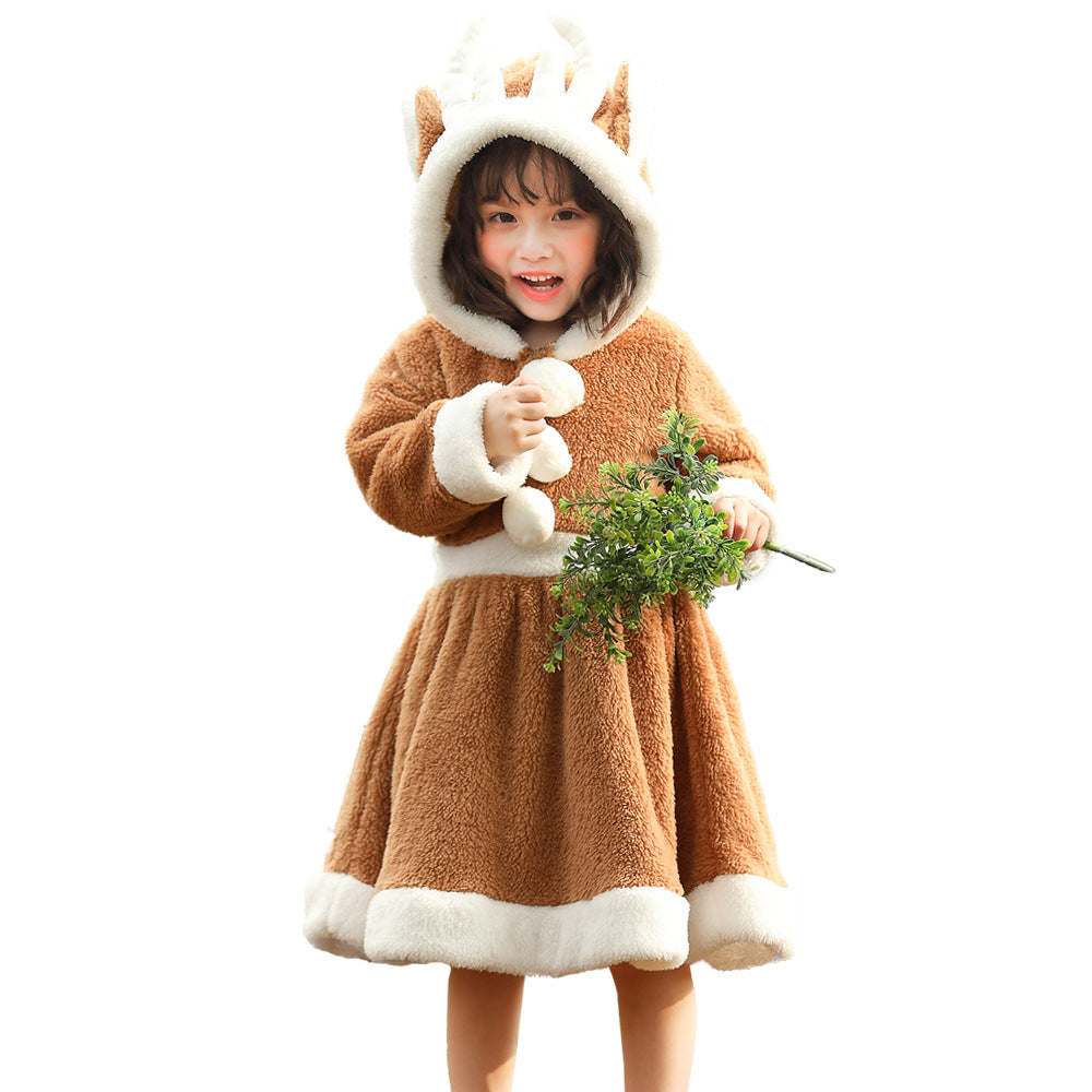 Animal costume Christmas elk skirt play
