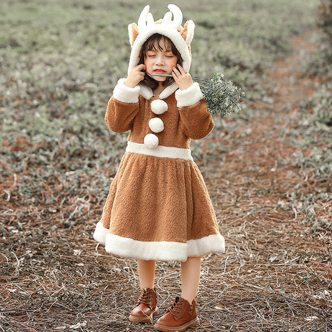 Animal costume Christmas elk skirt play
