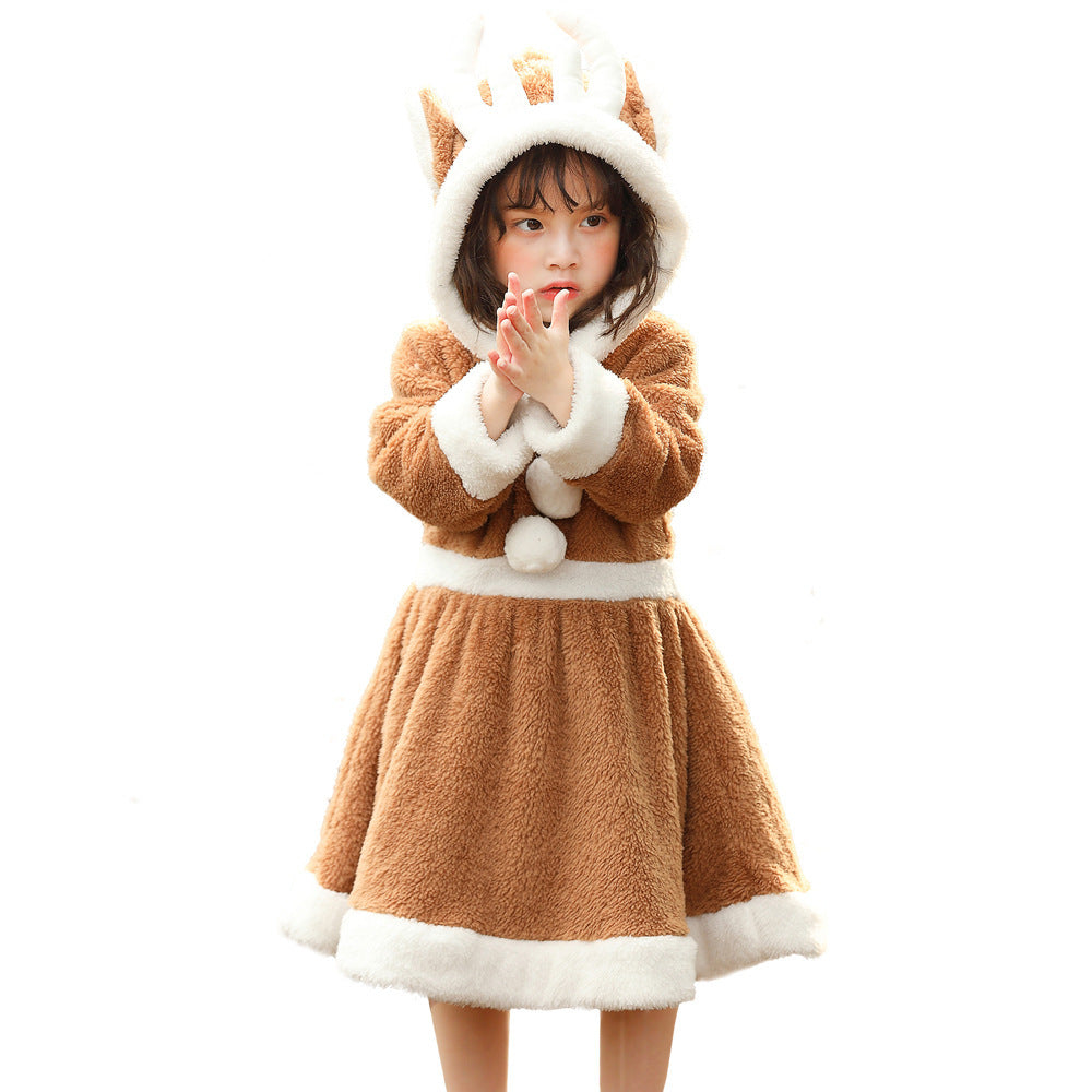 Animal costume Christmas elk skirt play