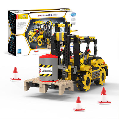 Children Assembled Toys Science Education Intelligent Programming Building Block Excavator Puzzle Creative Gifts for Kids