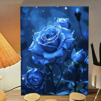 DIY Digital Oil Painting Rose Flower Hand-Painted Coloring Healing Stress Relief Oil Paint Living Room Bedroom Decorative Painting Coloring (Copy) (Copy) (Copy) (Copy)
