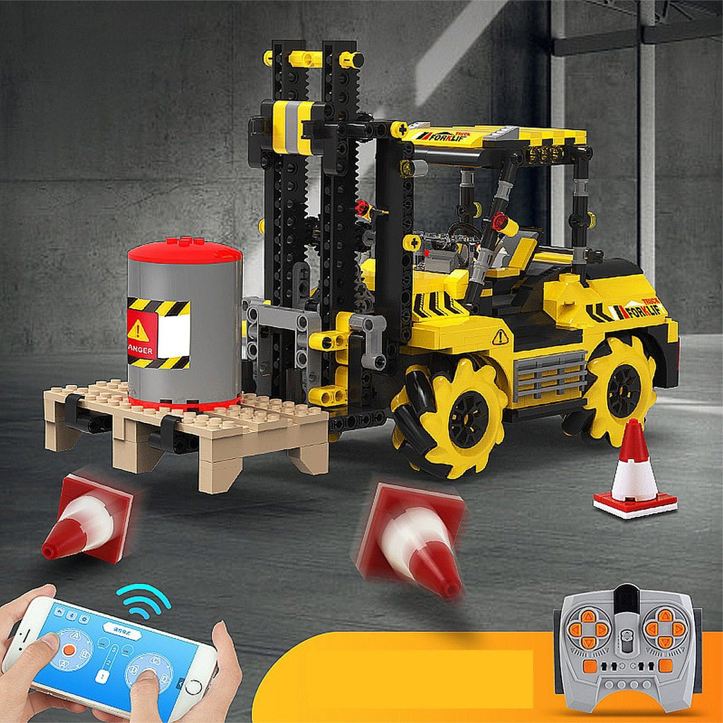 Children Assembled Toys Science Education Intelligent Programming Building Block Excavator Puzzle Creative Gifts for Kids